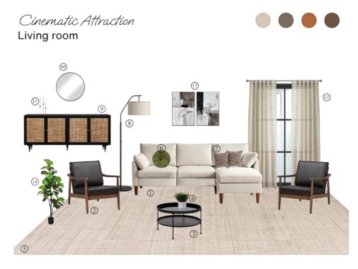 cinematic attraction living room