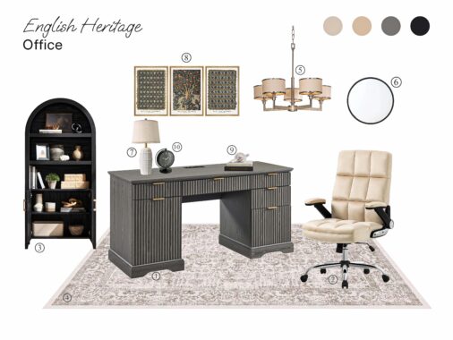 English Heritage Office Room: Board with Shopping List