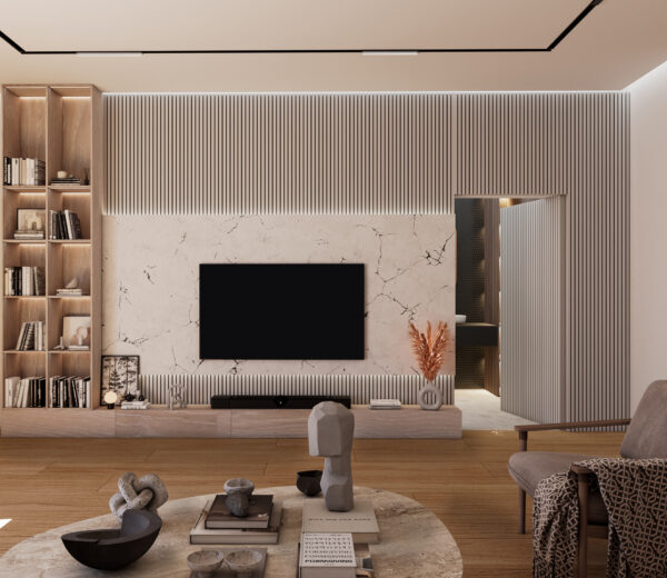 modern living room tv