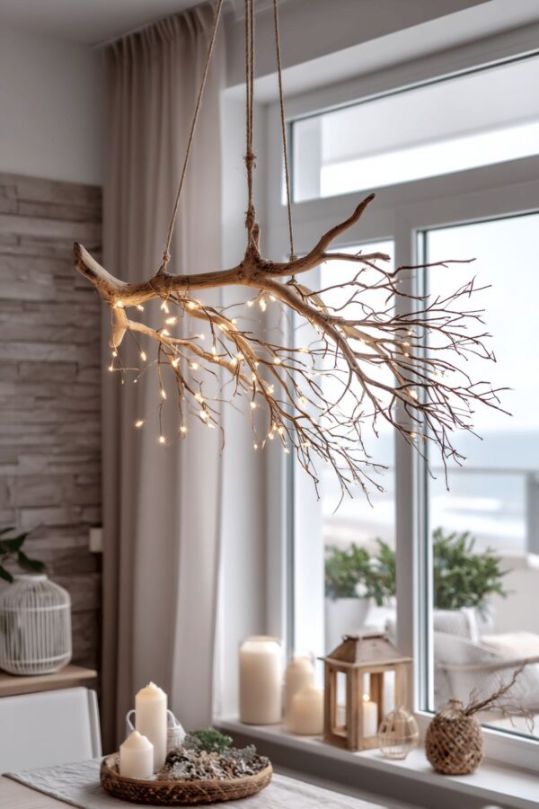 sculptural branch arrangements