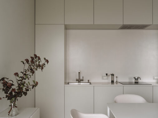 How Shape and Light Create a Calm and Modern Interior in the Geometry Apartment