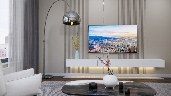 simple wall tv design