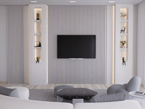 Simple TV Wall Design Ideas for a Sleek and Modern Living Room